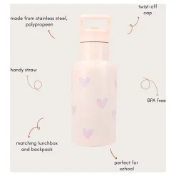 Drinkfles Sweet Sips Hartjes, 350ml><noscript><img width=