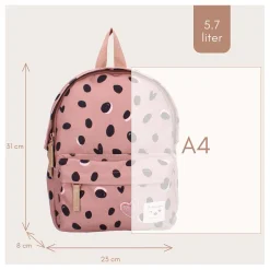 Kidzroom Rugzak Loving Days Zwarte Stippen Sale