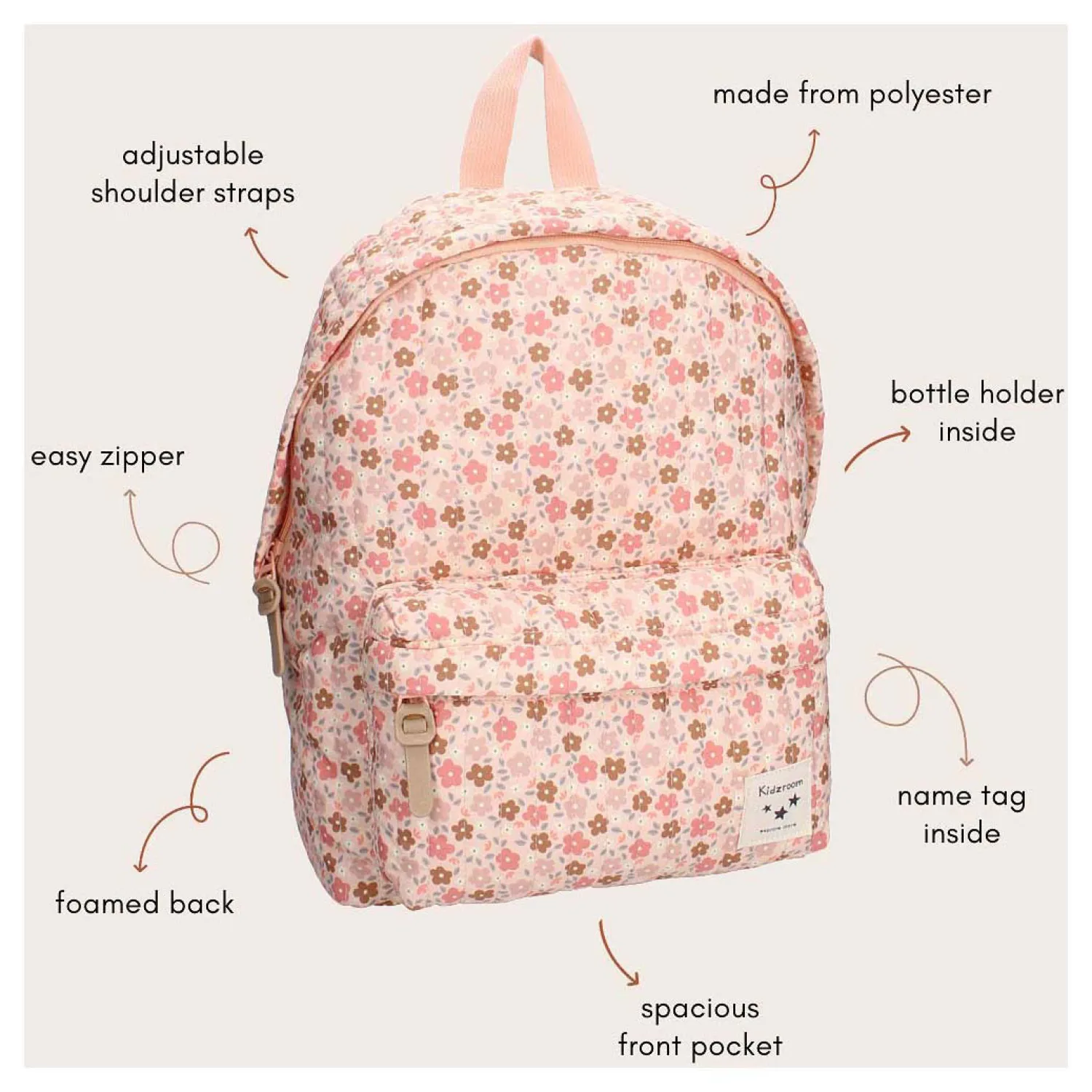 Rugzak Lyon Magical Meadows Bloemen>Kidzroom Sale