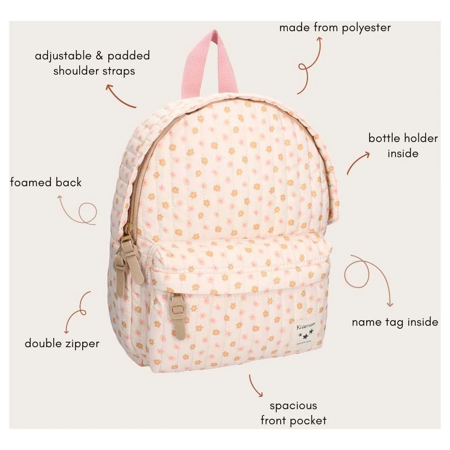 Rugzak Paris Magical Meadows Roze>Kidzroom Outlet