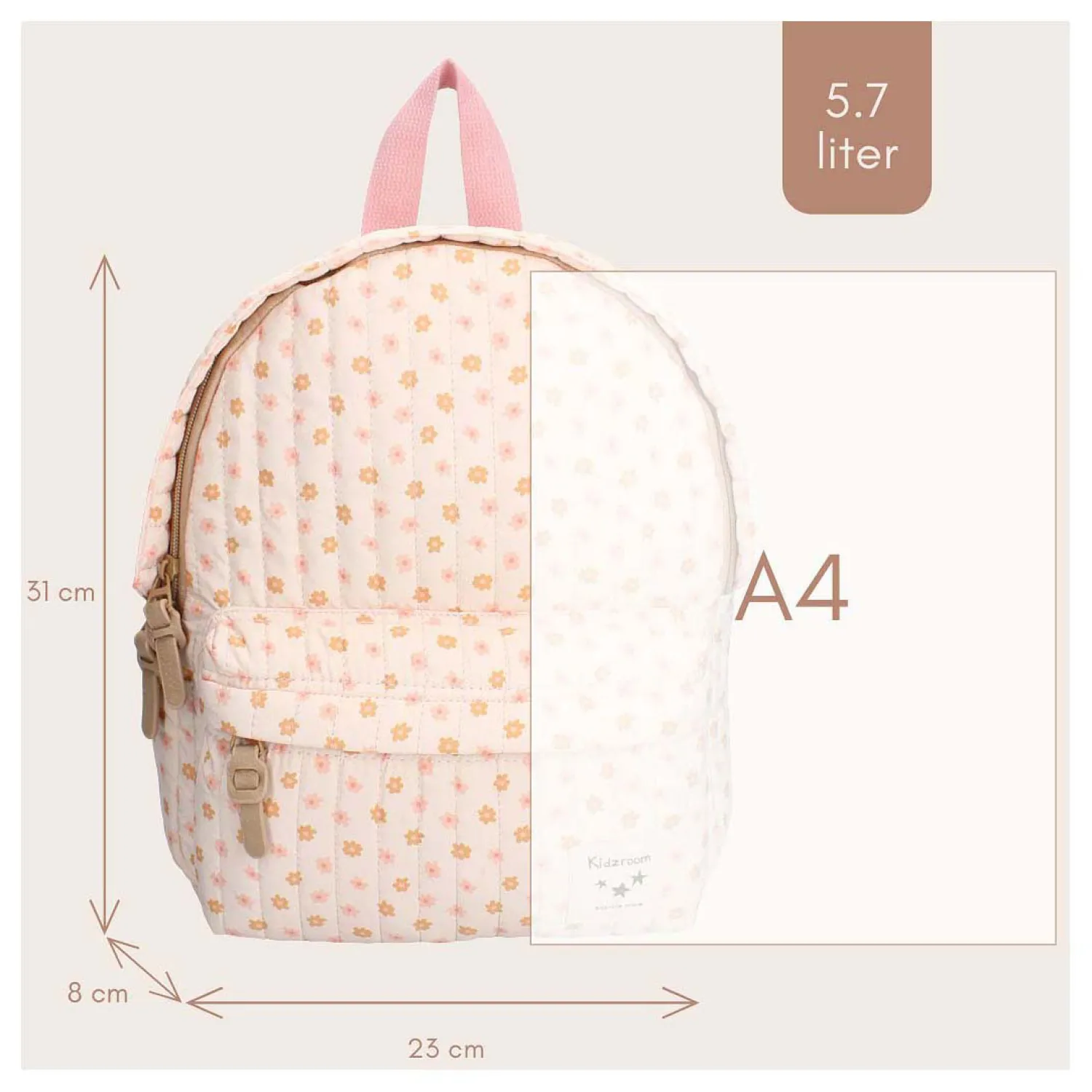 Rugzak Paris Magical Meadows Roze>Kidzroom Outlet