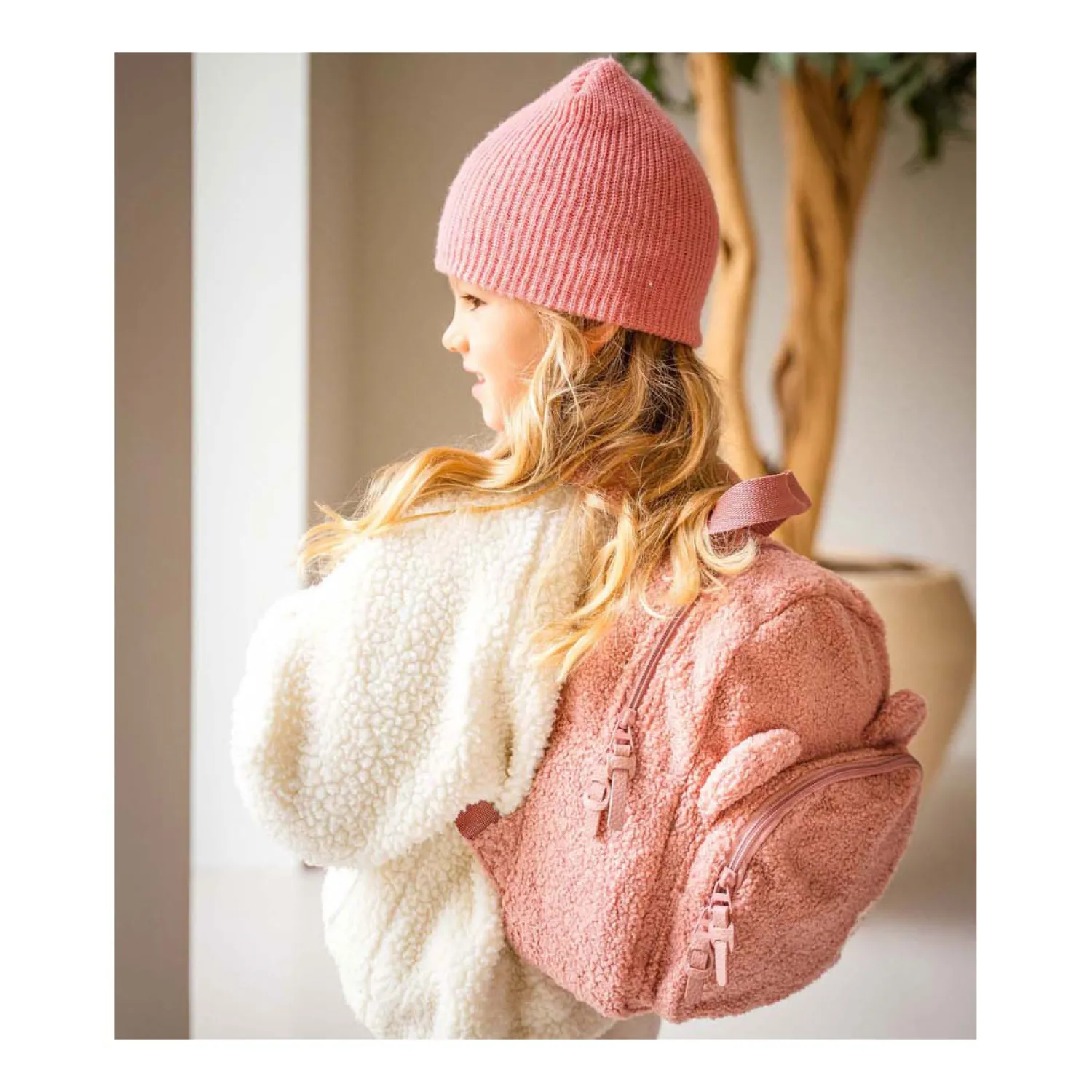 Rugzak Porto Beary Excited Roze>Kidzroom Clearance