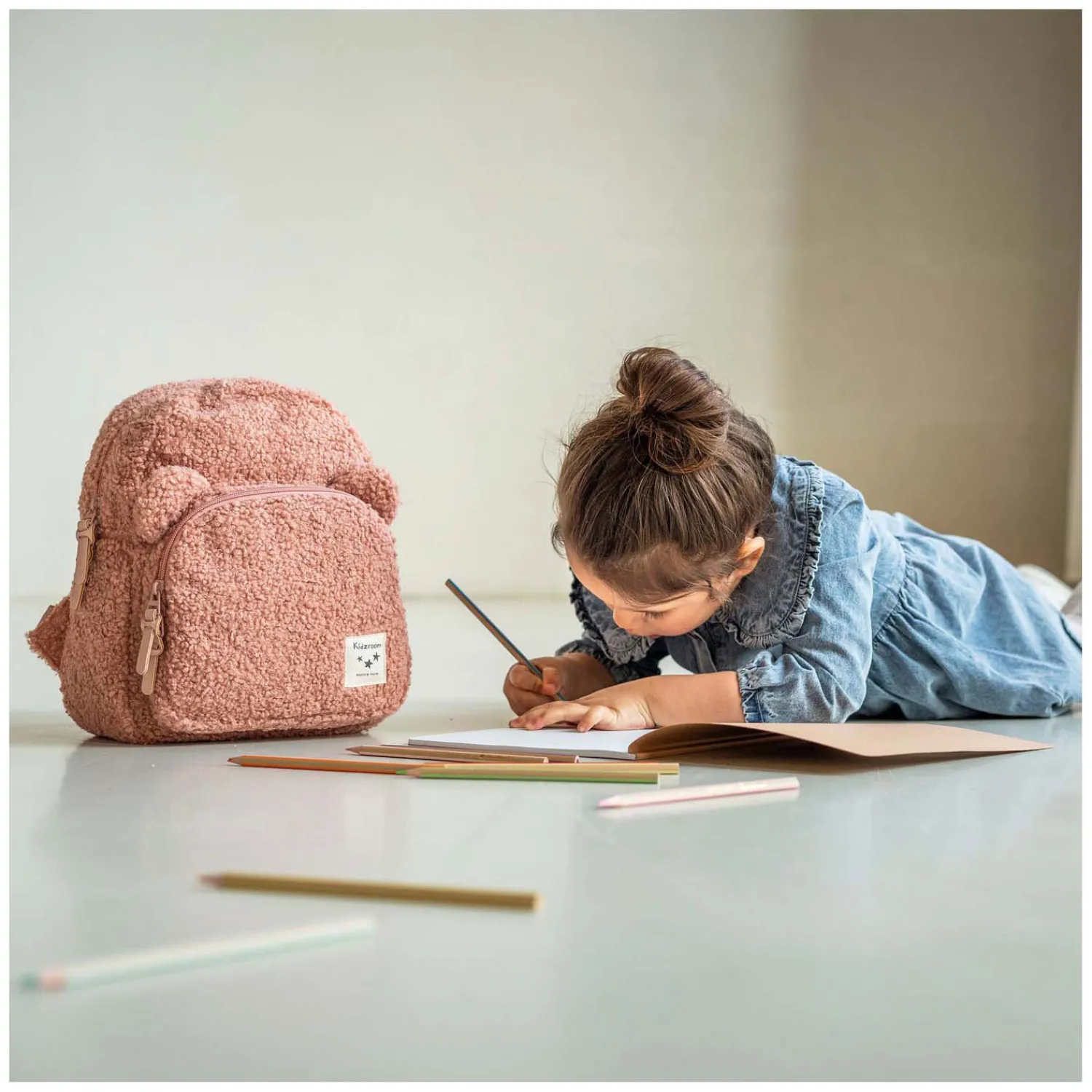 Rugzak Porto Beary Excited Roze>Kidzroom Clearance