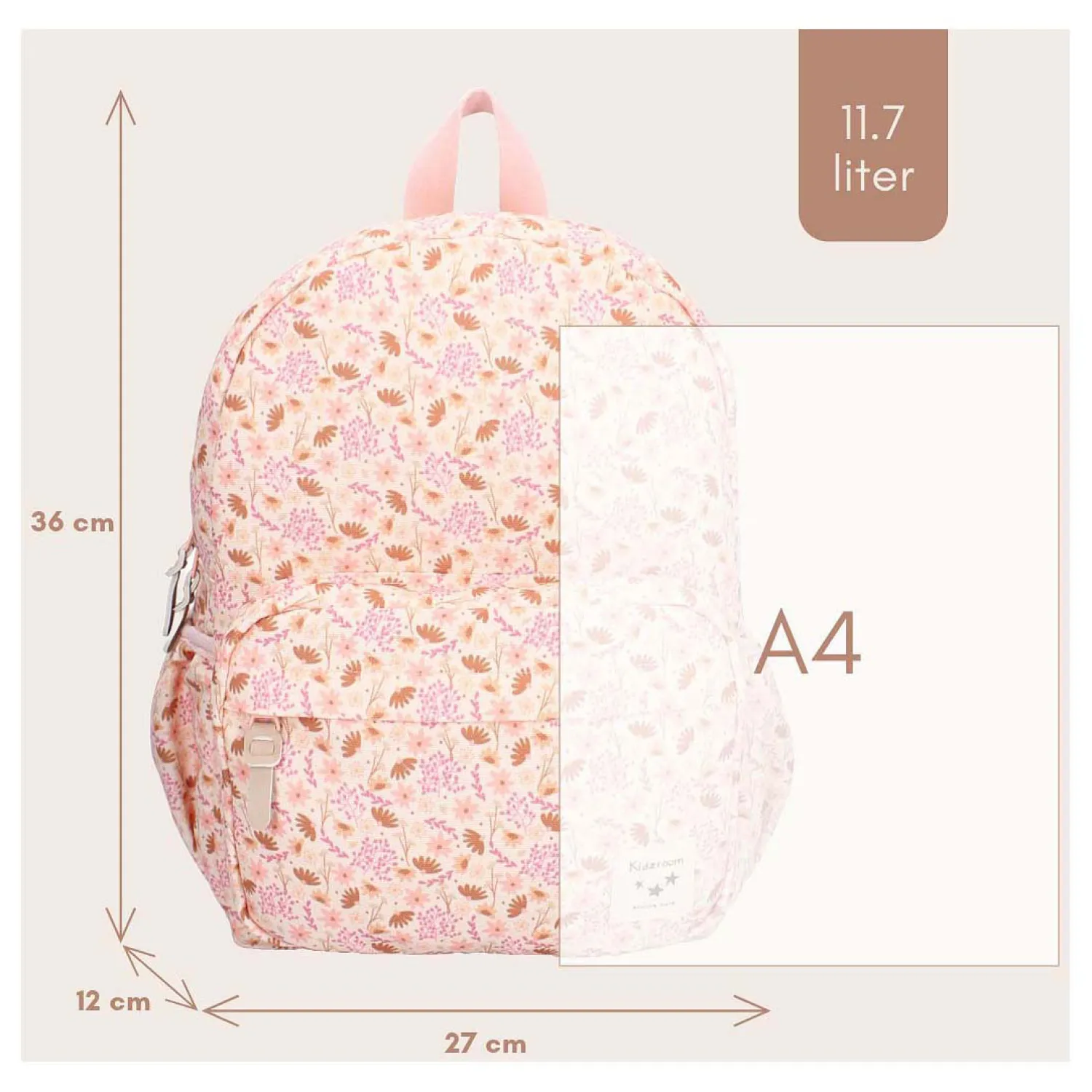 Kidzroom Rugzak Turin Enchanted Memories Roze Online