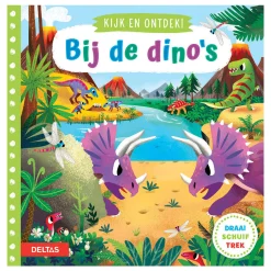 Deltas Kijk en Ontdek! - Bij De Dino's Flapjesboek Online