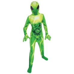 Kinderkostuum Alien Groen, 4-6 jaar Discount