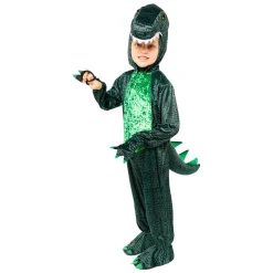 Kinderkostuum Donkergroene Dino, 4-6 jaar> Sale
