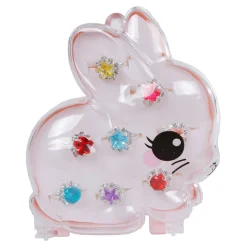 Kinderringen in Sieradendoosje Konijn, 8st. Discount