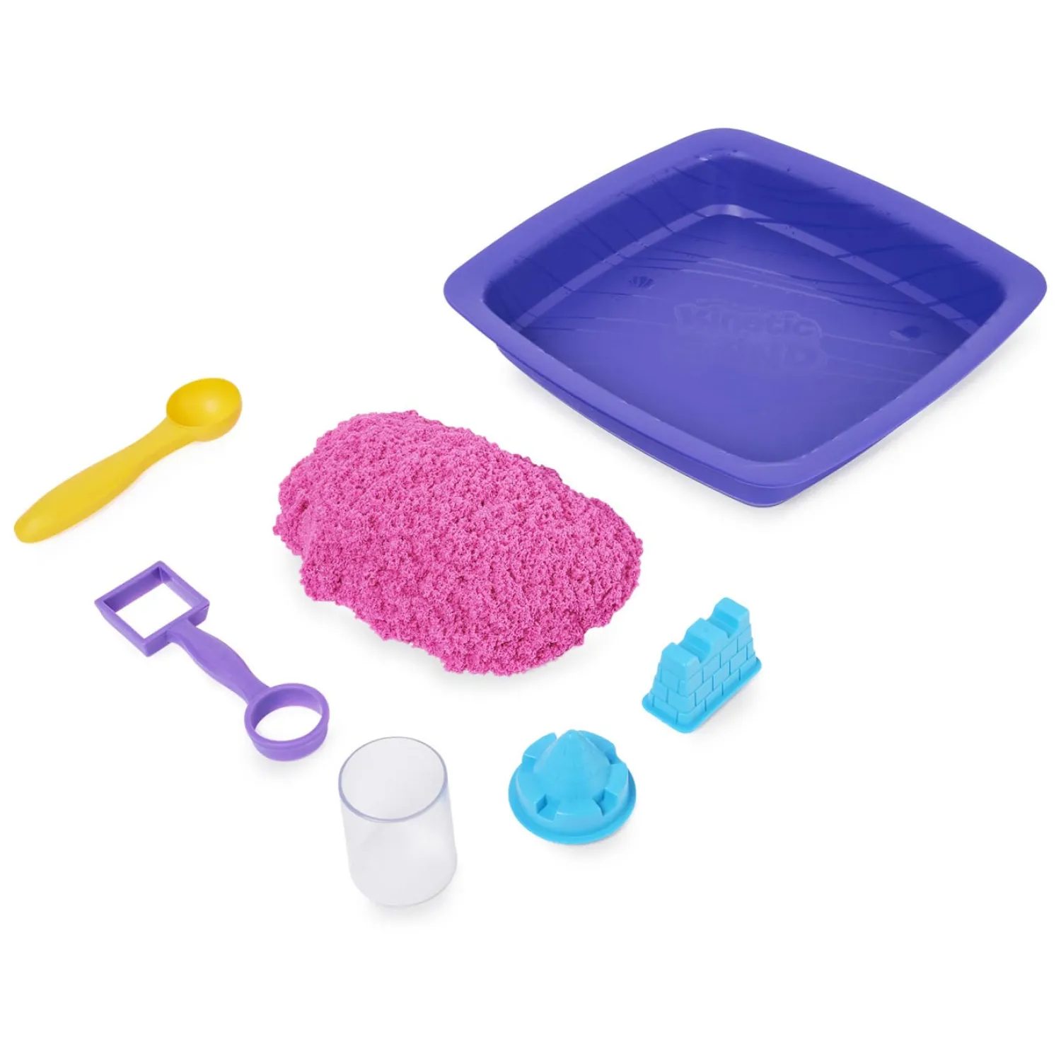 Spin Master Kinetic Sand - Shimmer Zandkasteel Set Roze, 453gr. Online