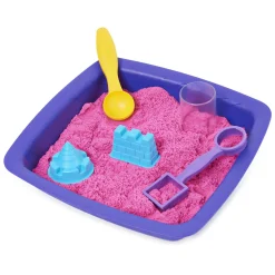 Spin Master Kinetic Sand - Shimmer Zandkasteel Set Roze, 453gr. Online