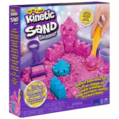 Spin Master Kinetic Sand - Shimmer Zandkasteel Set Roze, 453gr. Online