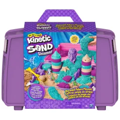Kinetic Sand - Zeemeerminnen Speelset met Opbergkoffer-Spin Master Clearance