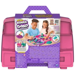 Kinetic Sand - Zeemeerminnen Speelset met Opbergkoffer-Spin Master Clearance