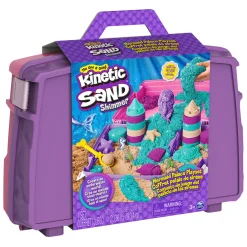 Kinetic Sand - Zeemeerminnen Speelset met Opbergkoffer-Spin Master Clearance