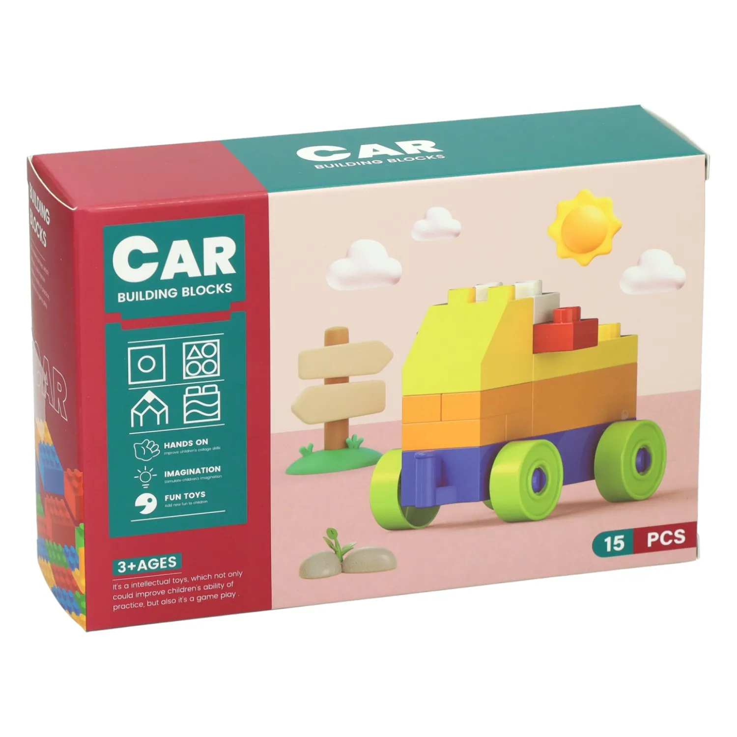 Kleine Blokjes Bouwset - 12st. Online