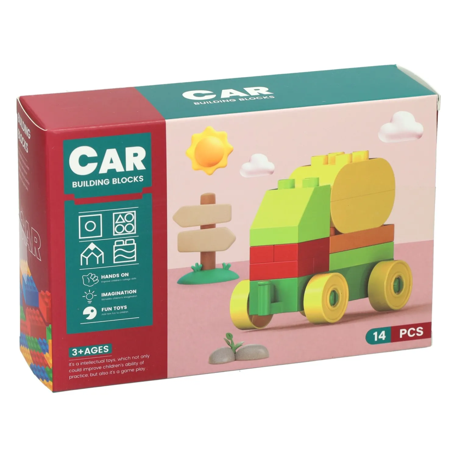 Kleine Blokjes Bouwset - 12st. Online