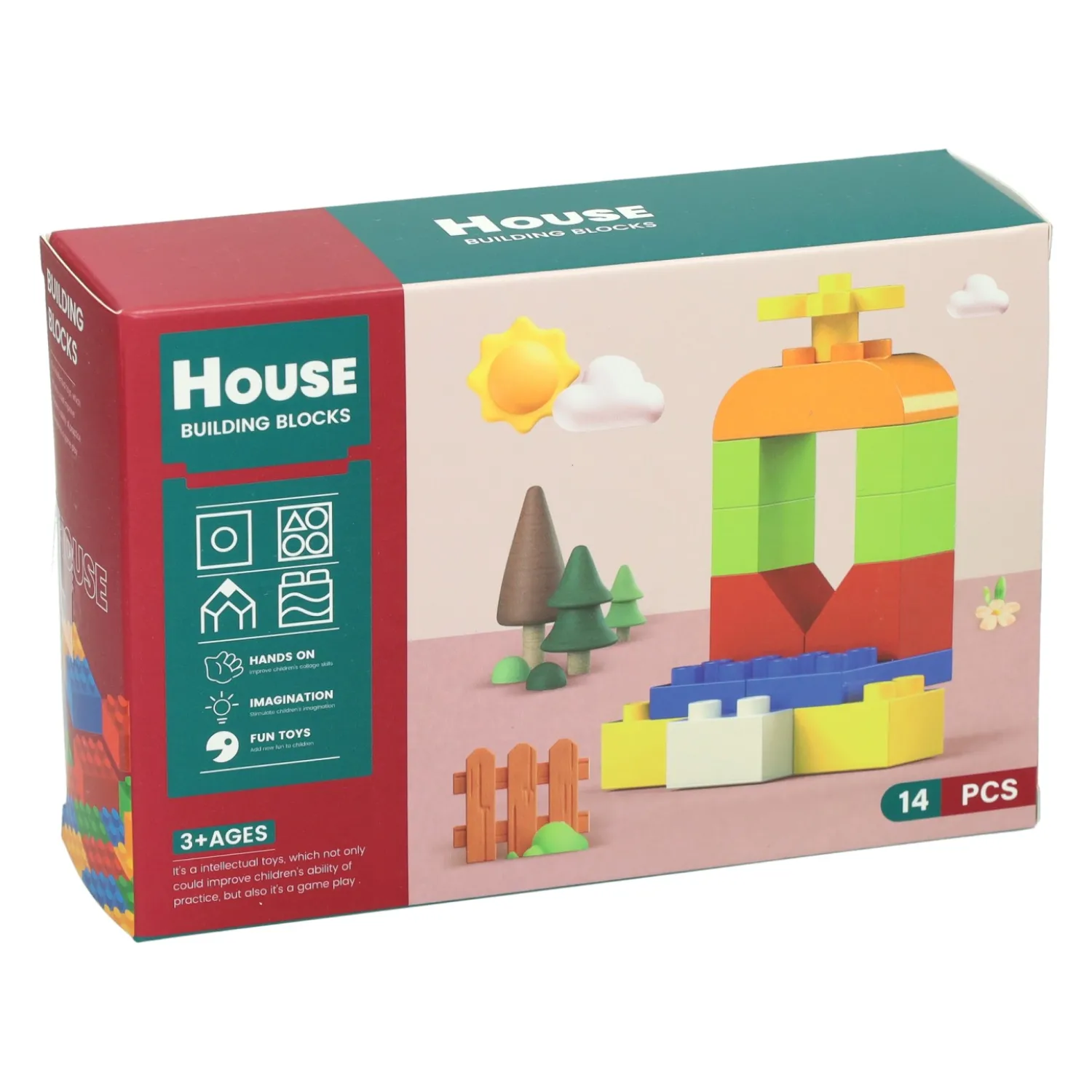 Kleine Blokjes Bouwset - 12st. Online