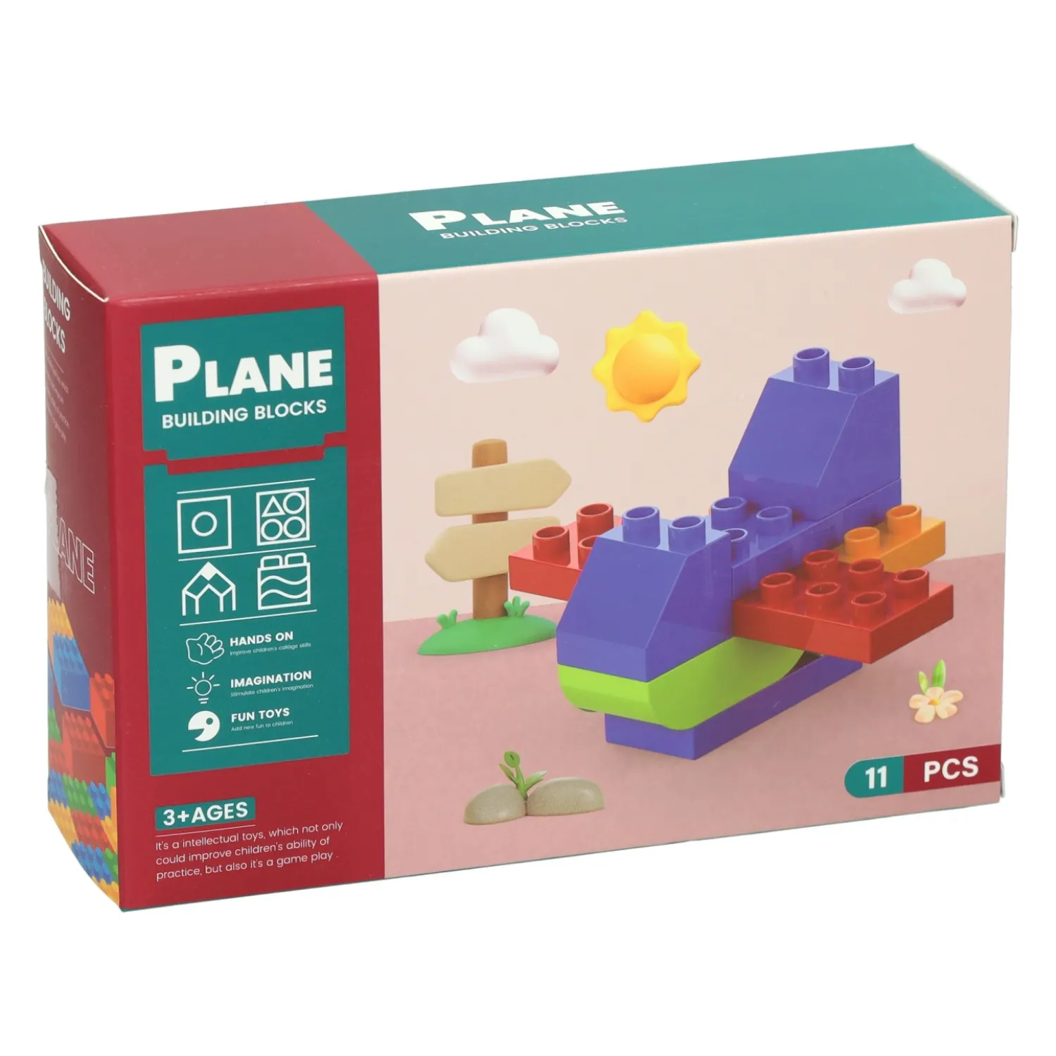 Kleine Blokjes Bouwset - 12st. Online