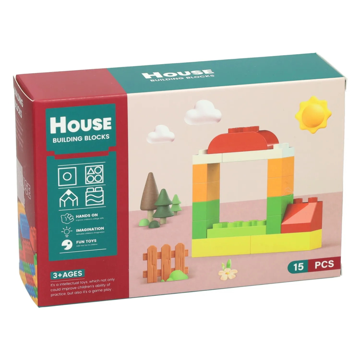 Kleine Blokjes Bouwset - 12st. Online