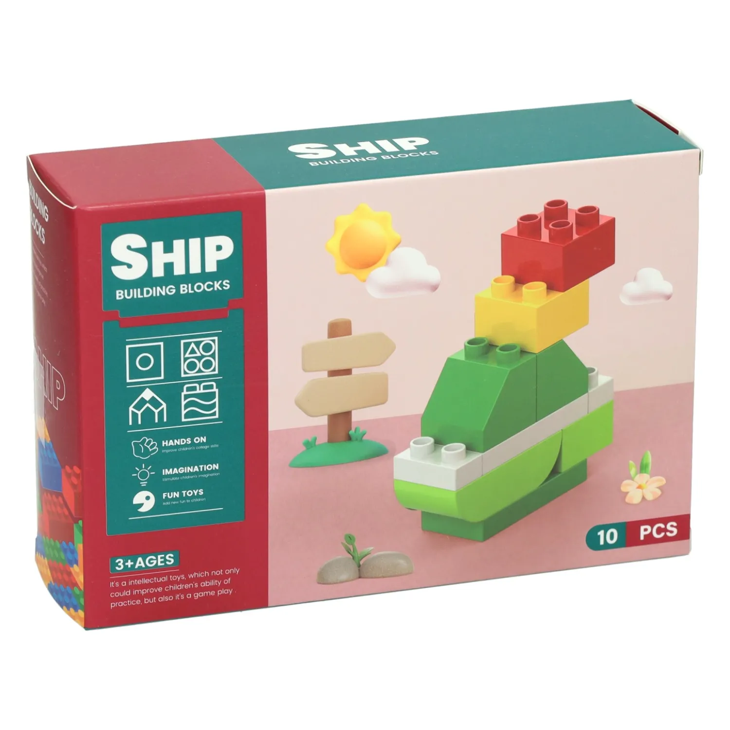 Kleine Blokjes Bouwset - 12st. Online