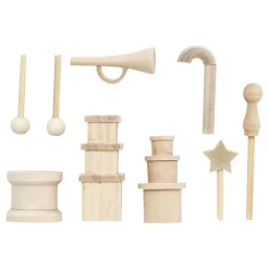 Kleine Houten Accessoires voor Decoratie Set, 13dlg.-Creativ Company Hot
