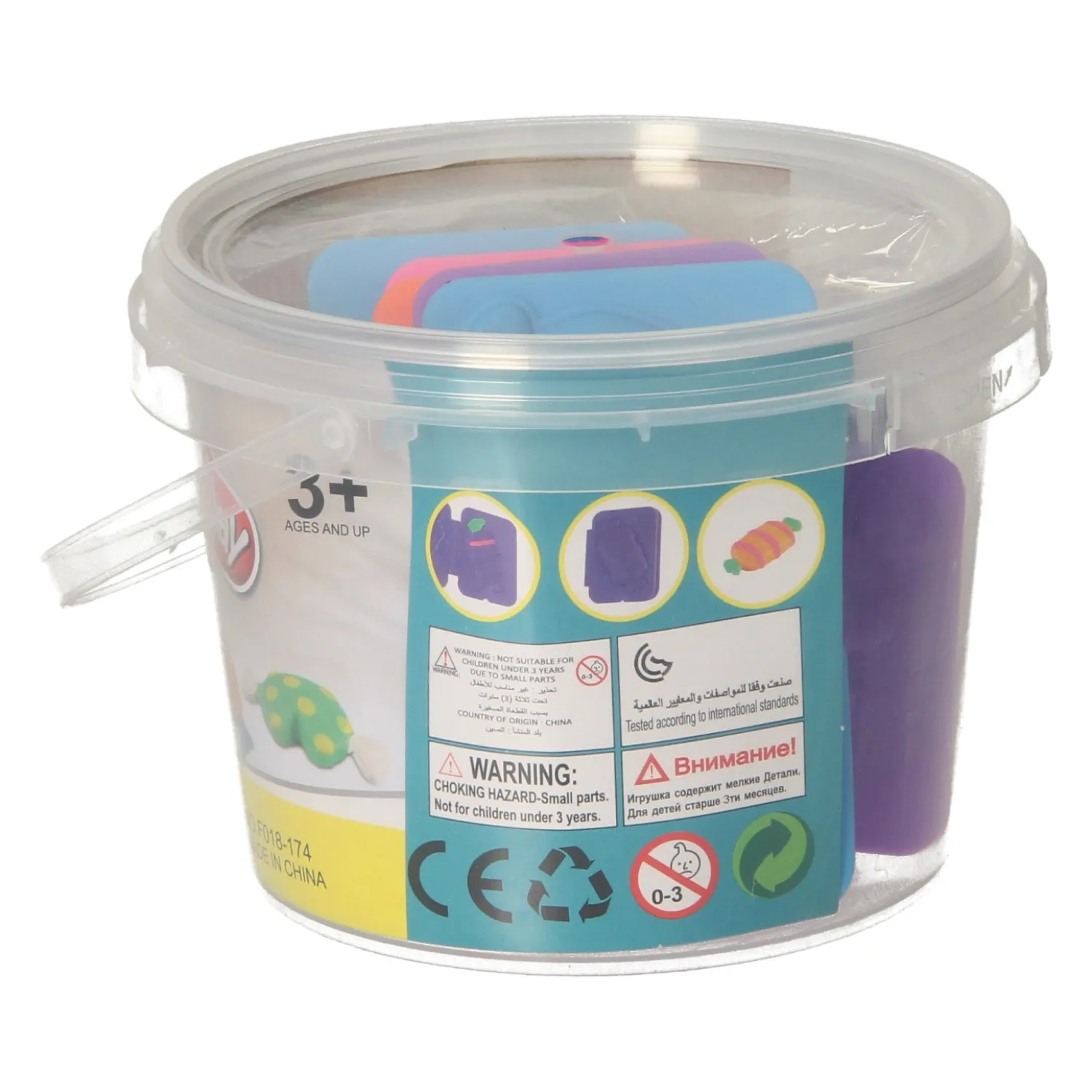 Kleiset in Opbergbox Snoepjes Maken - 6 Kleuren Klei- Hot