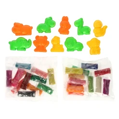 Kleiset in Opbergbox Wilde Dieren - 24 Kleuren Klei Clearance