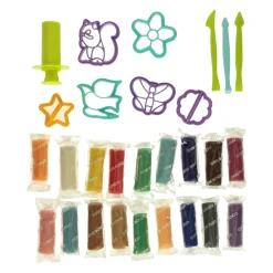 Kleiset in Ton - 18 Kleuren Klei -28dlg.- Clearance