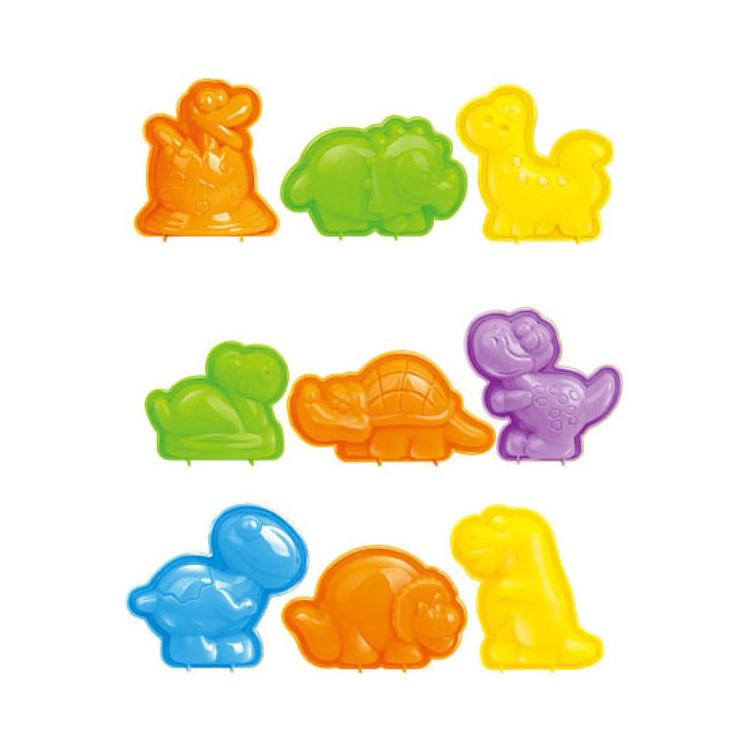 Kleiset met 2 Dinovormen en Tool - 3 Kleuren Klei- Online