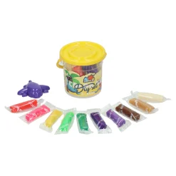 Kleisetje in Ton - 9 Kleuren Klei - 13dlg.><noscript><img width=