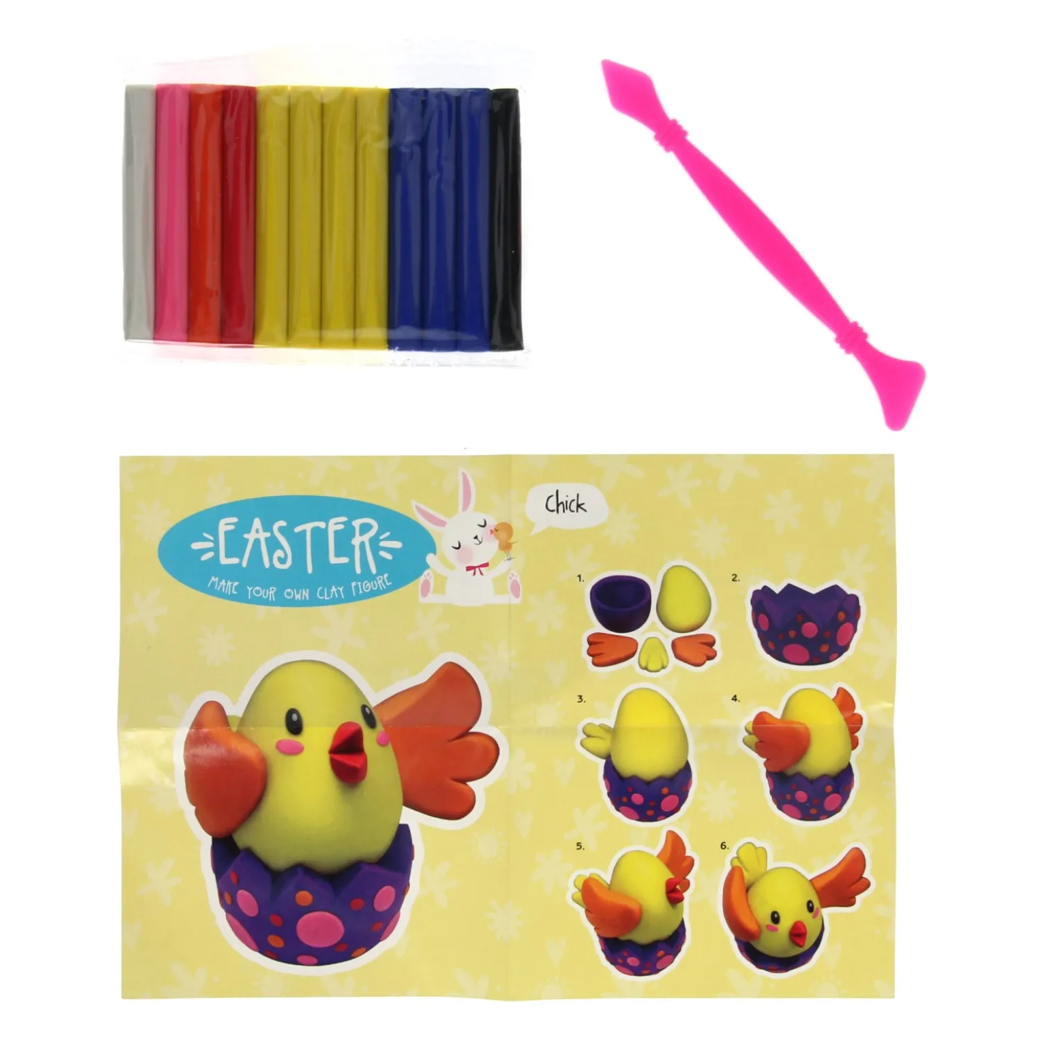 Kleisetje Pasen - 90gr. Klei>Wins Holland Discount