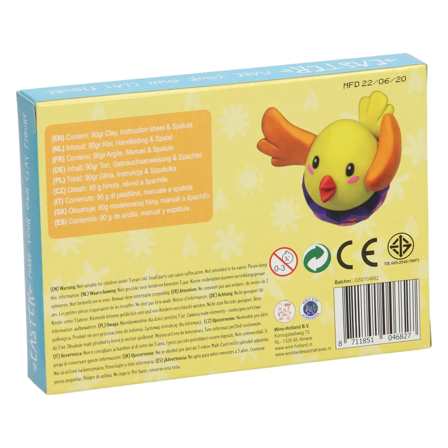 Kleisetje Pasen - 90gr. Klei>Wins Holland Discount