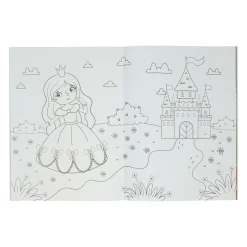 Kleur- en Stickerboek Fantasie Wereld- Outlet