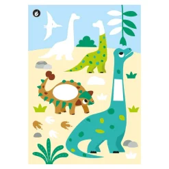 Deltas Kleur- en Stickerpret - Lieve Dino's