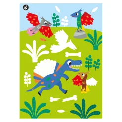 Deltas Kleur- en Stickerpret - Lieve Dino's