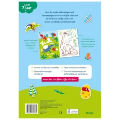 Deltas Kleur- en Stickerpret - Lieve Dino's