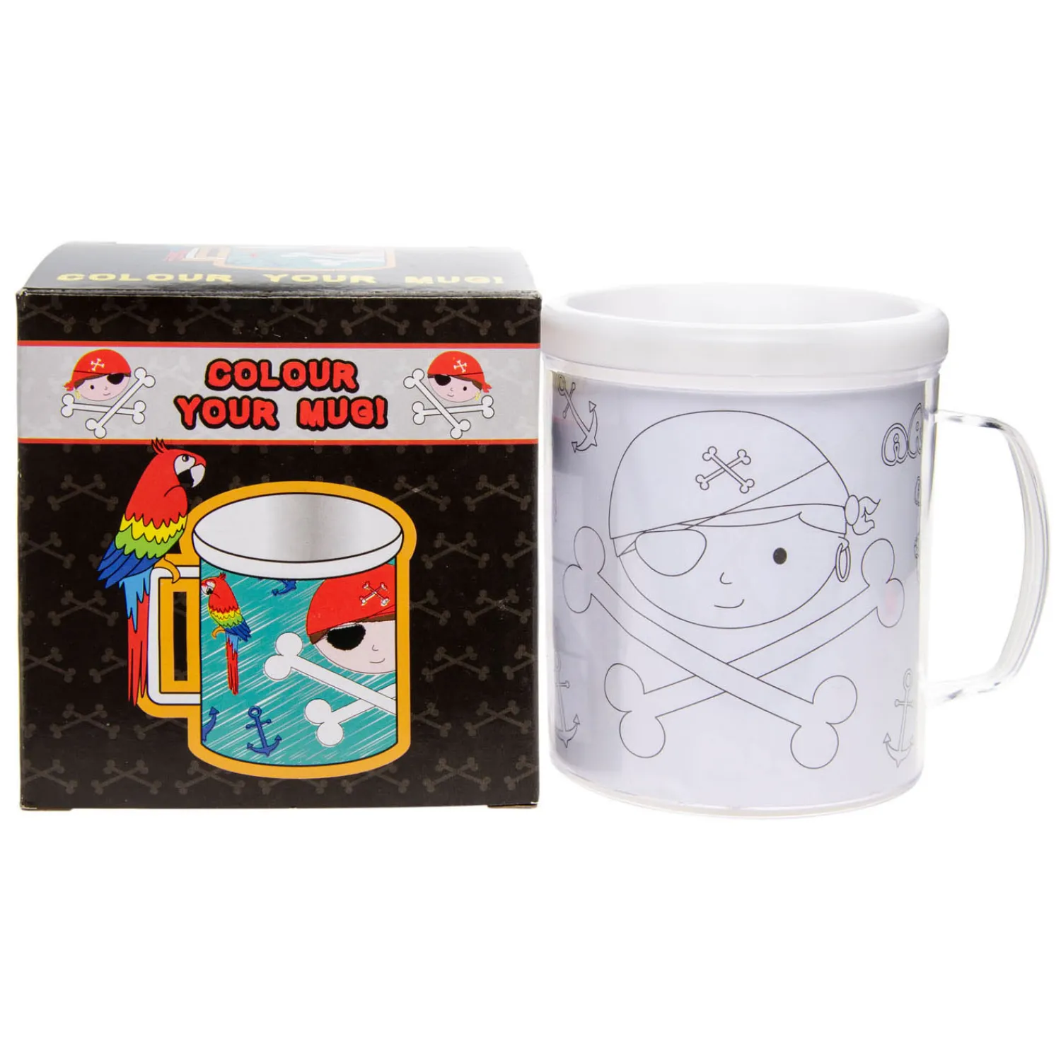 Kleur je eigen Beker Piraat>Duckiez Sale