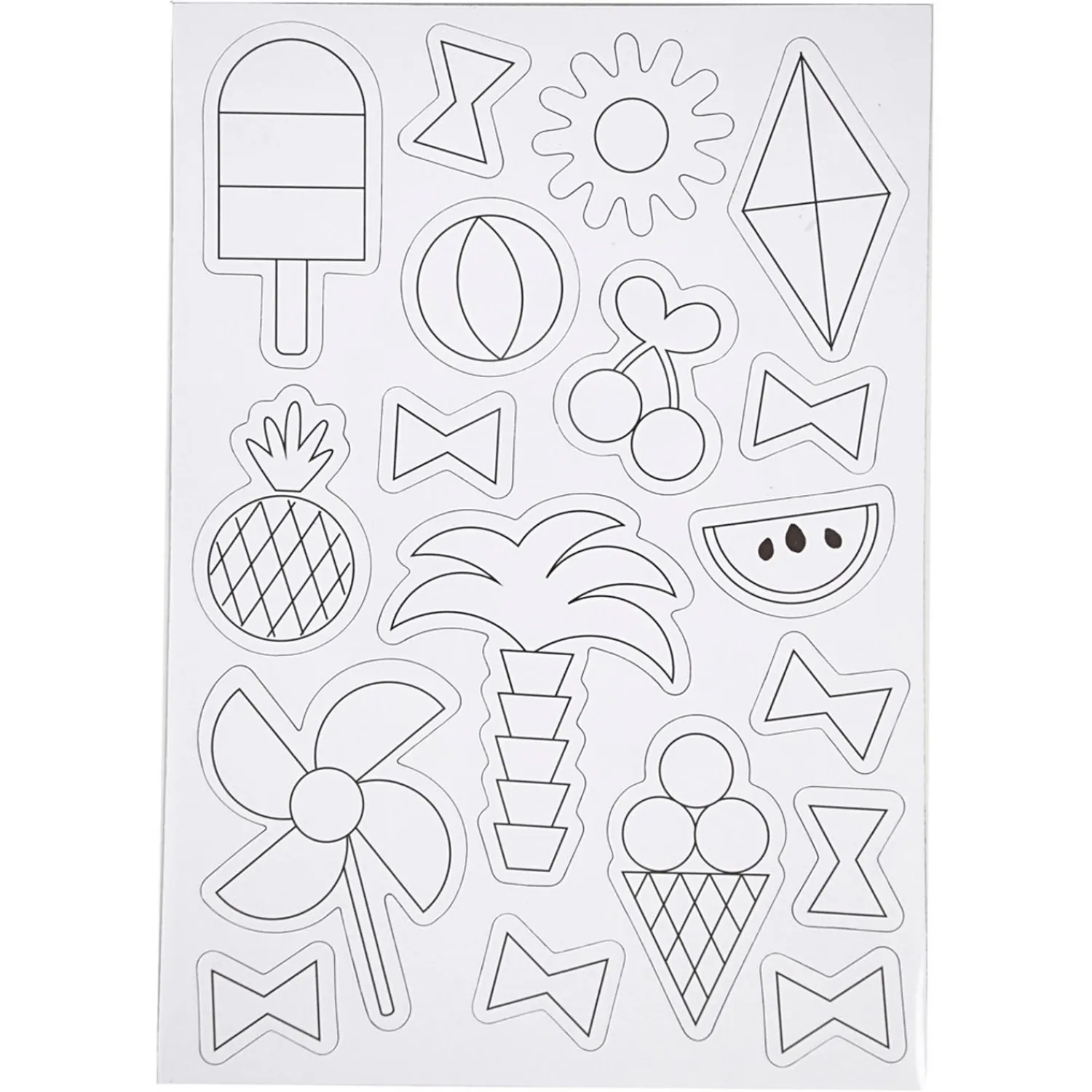 Creativ Company Kleur je eigen Magneten - Zomer