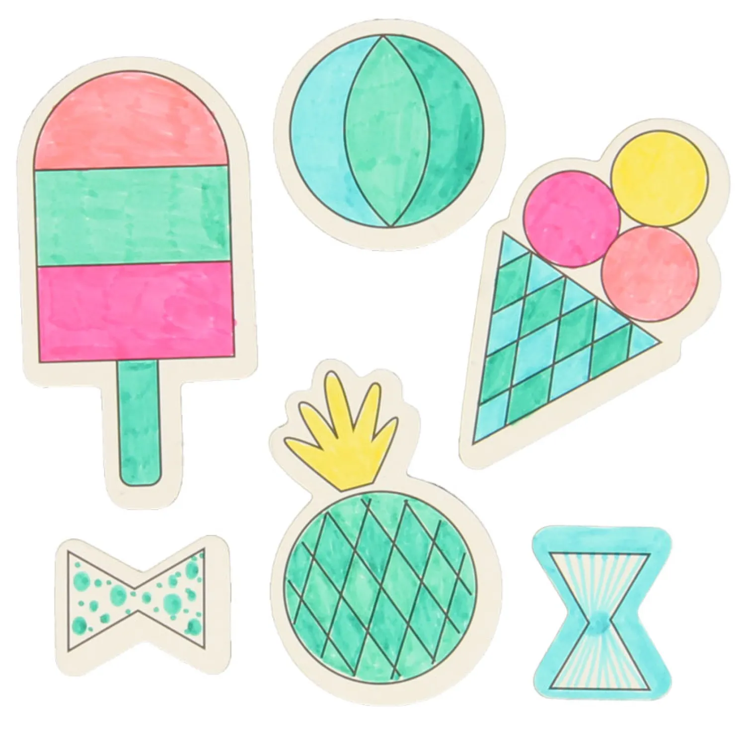 Creativ Company Kleur je eigen Magneten - Zomer