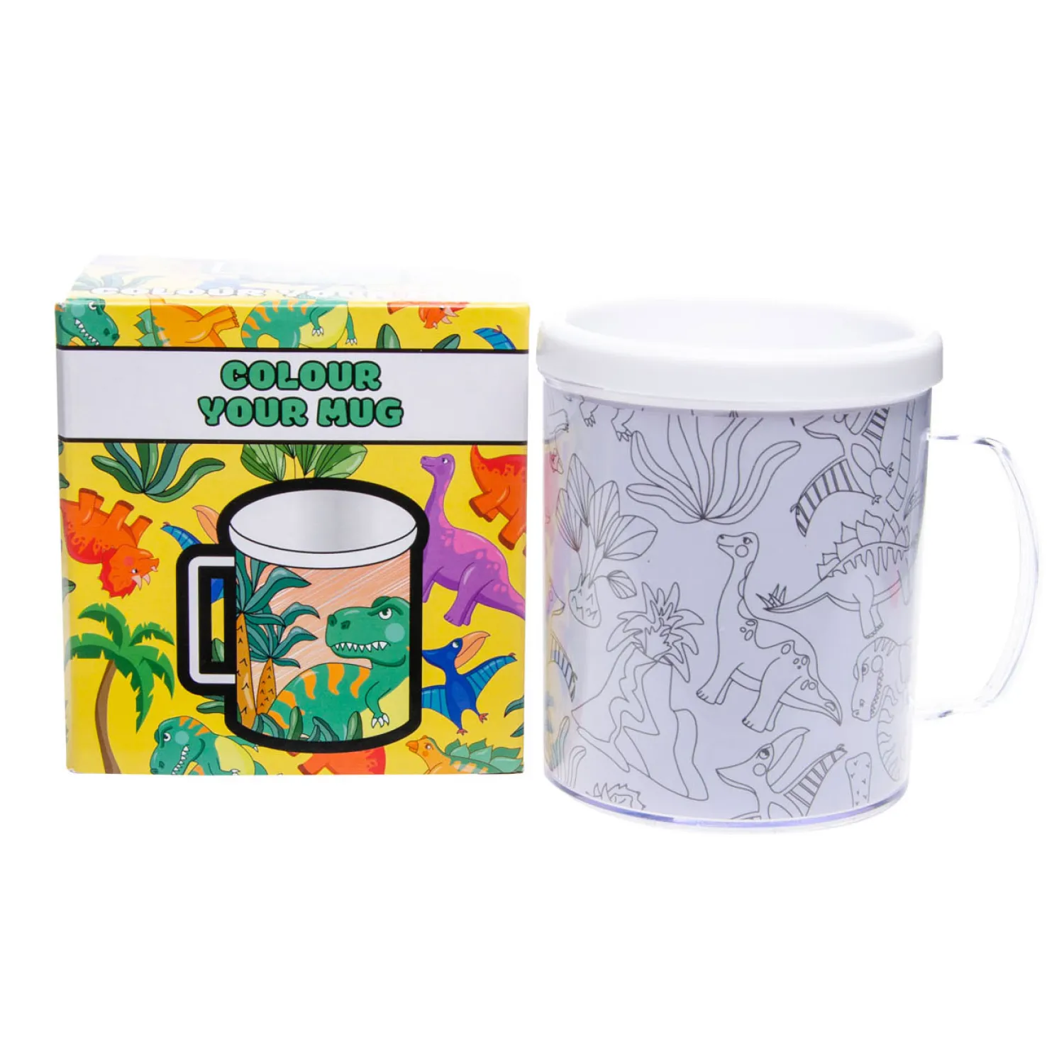 Duckiez Kleur je eigen Mok Dino Online