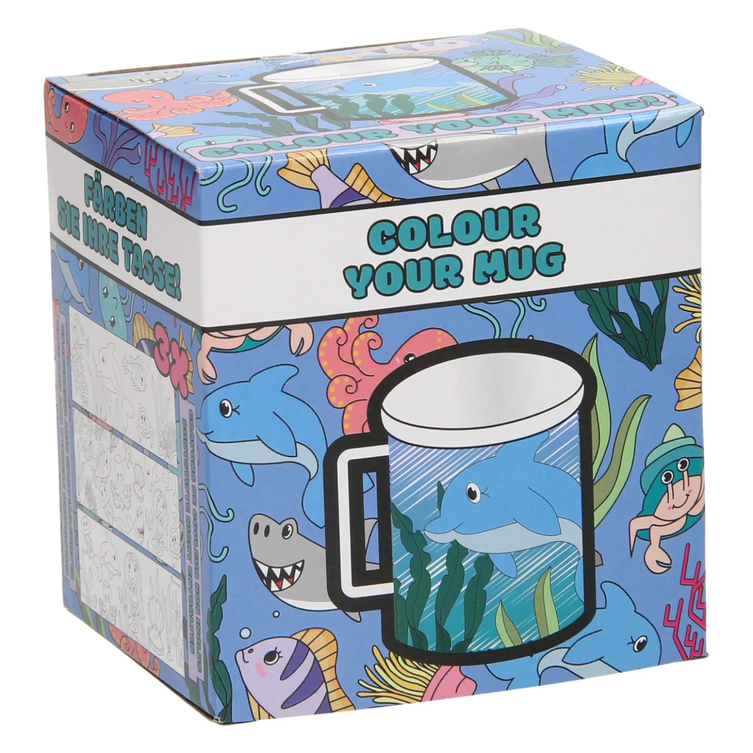 Duckiez Kleur je eigen Mok Onderwaterwereld New