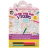 Creative Craft Group Kleur je Eigen Stickers met Kleurpotloden  - Fantasiewereld, 250st. Sale