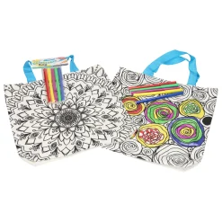 Kleur je eigen Tas - Mandala/Rozen- Best