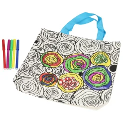 Kleur je eigen Tas - Mandala/Rozen- Best