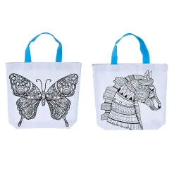 Kleur je eigen Tas - Vlinder / Paard Clearance