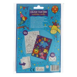 Kleur je eigen Uitnodigingskaarten met Envelop, 12st><noscript><img width=