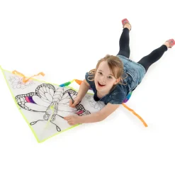 Kleur je eigen Vlieger - Vlinder- Hot