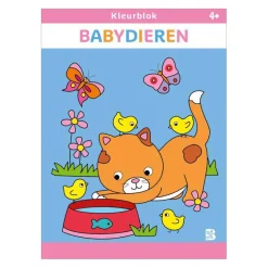 Standaard Uitgeverij Kleurblok Babydieren 4+ New