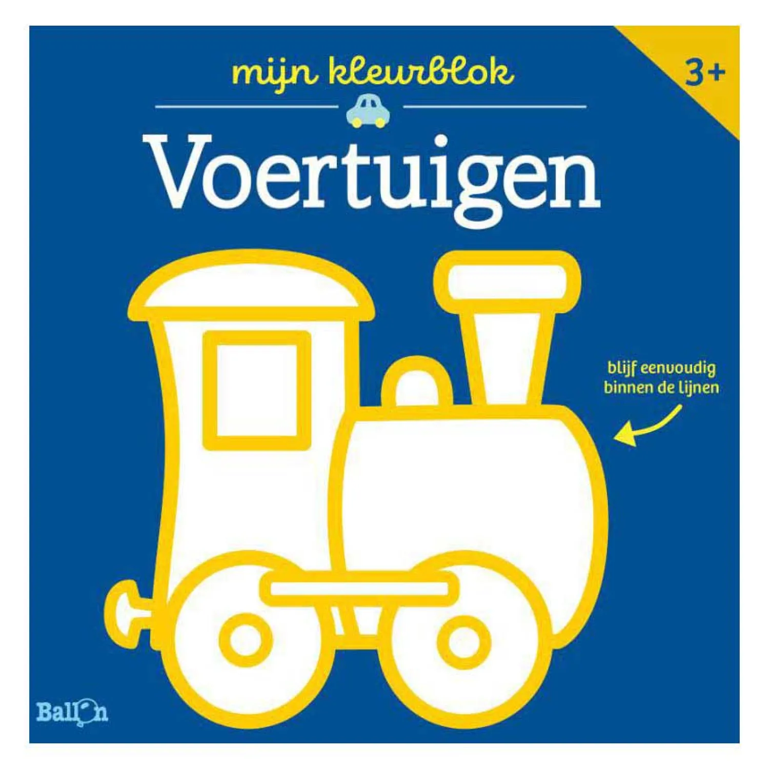 Kleurblok Junior - Voertuigen Dikke Lijnen 3+-Standaard Uitgeverij Sale