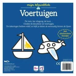 Kleurblok Junior - Voertuigen Dikke Lijnen 3+-Standaard Uitgeverij Sale